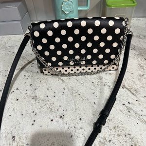 Small polka dot Kate spade crossbody